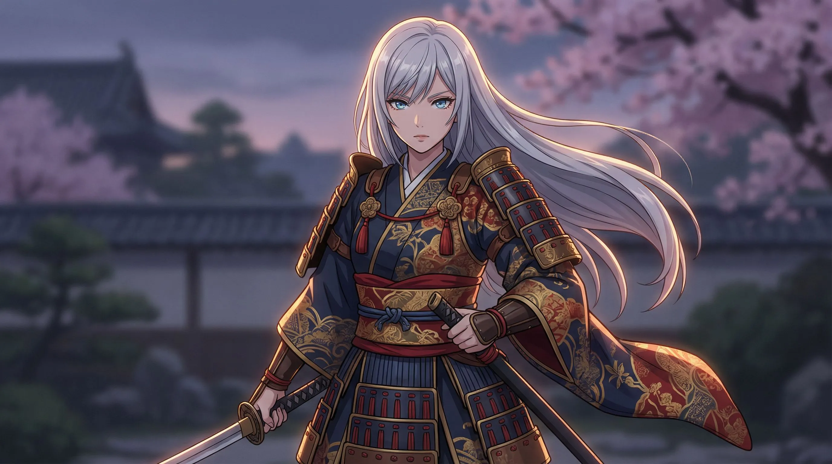 AI Generated Anime Samurai - BanaGen Example