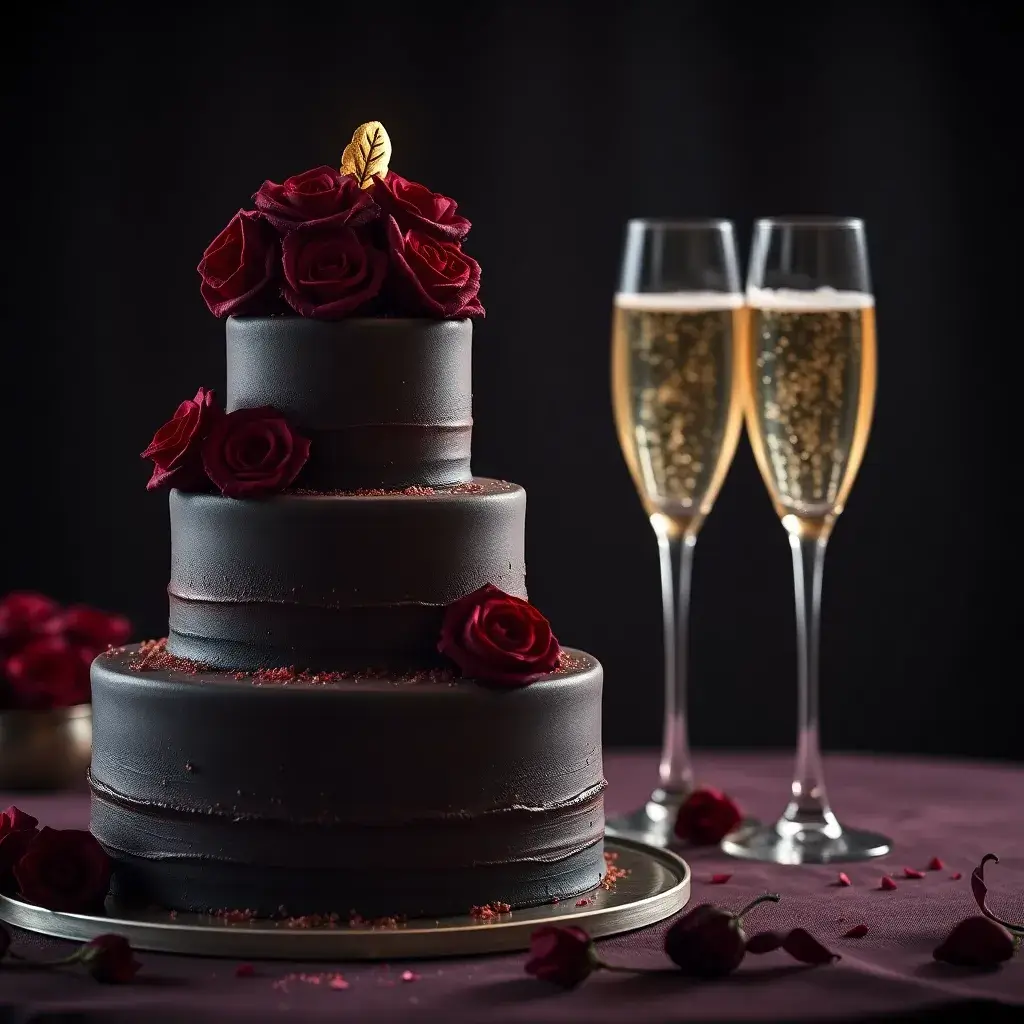 happy birthday cake ai images