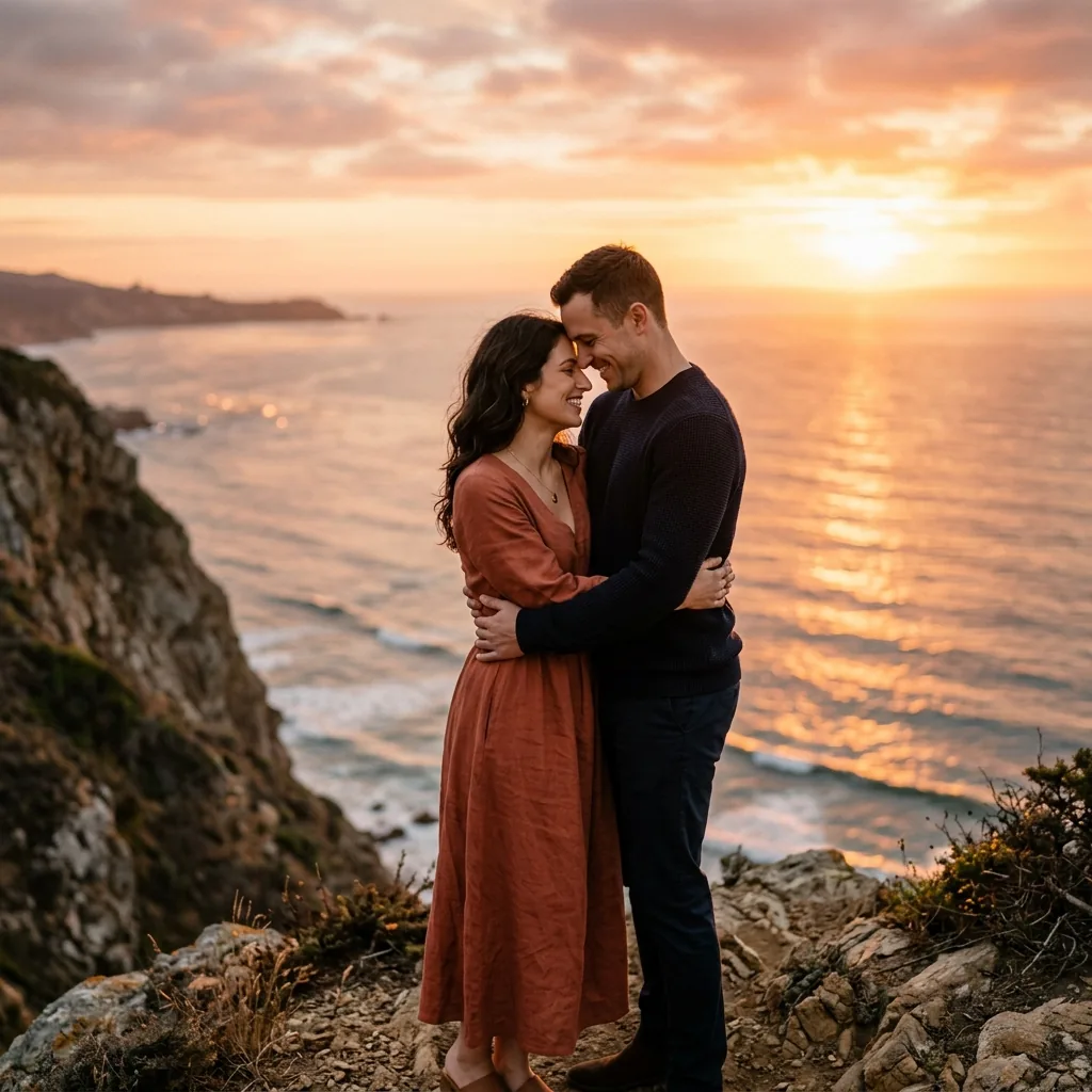 Romantic Sunset Portrait