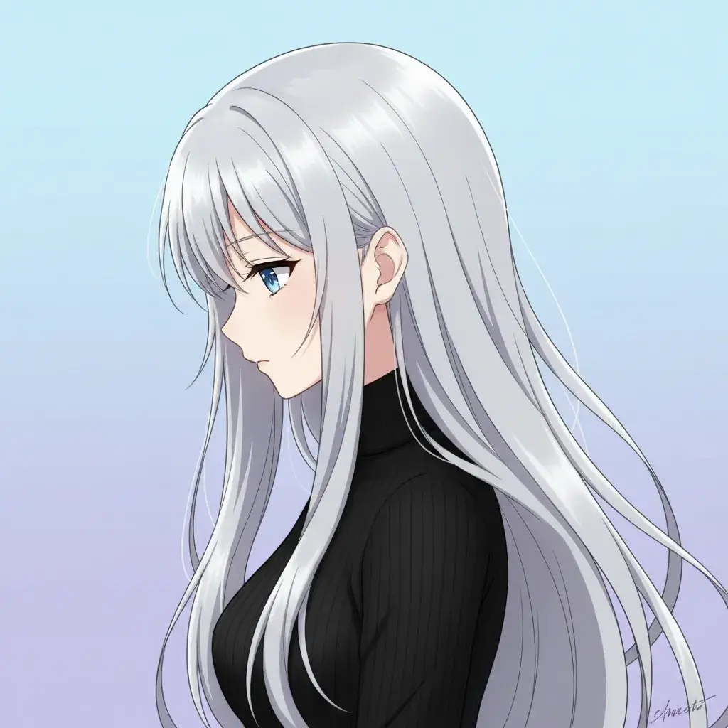 Same character - side profile