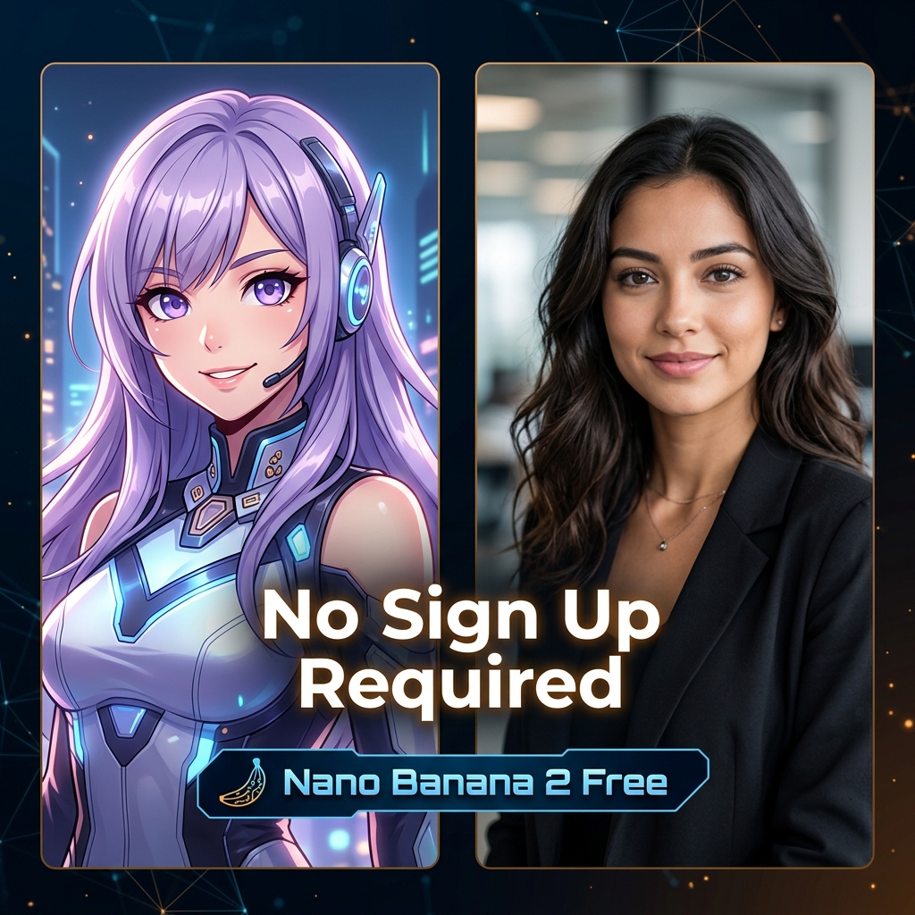 Nano Banana 2 Free AI image generator - no sign up required