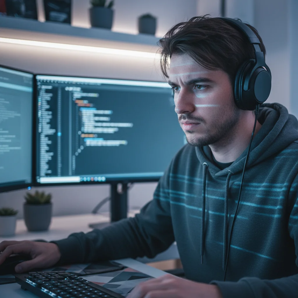 Dr. Aris Thorne - Digital Researcher using BanaGen for medical anime art