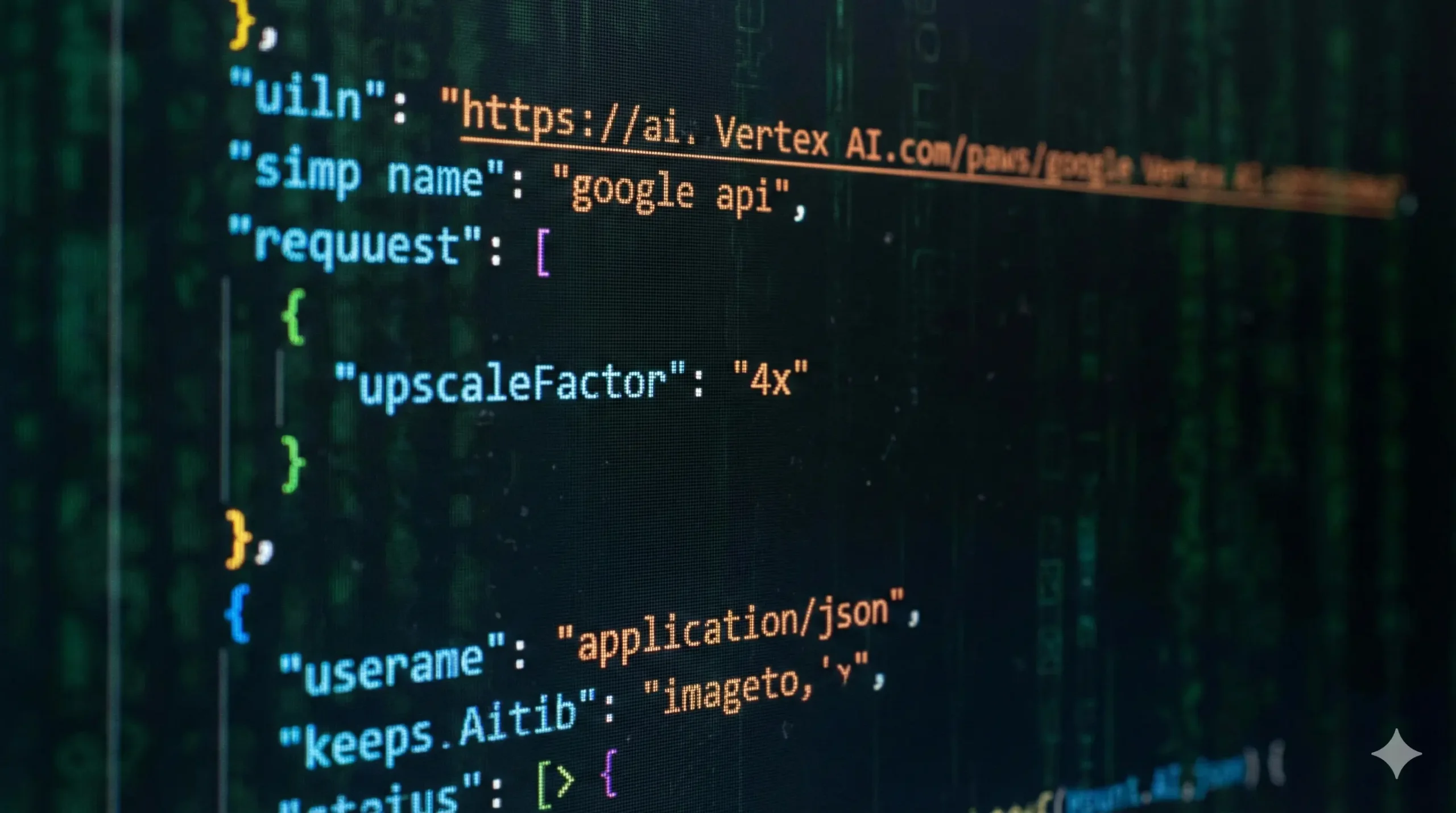 Google Upscale AI API request example code