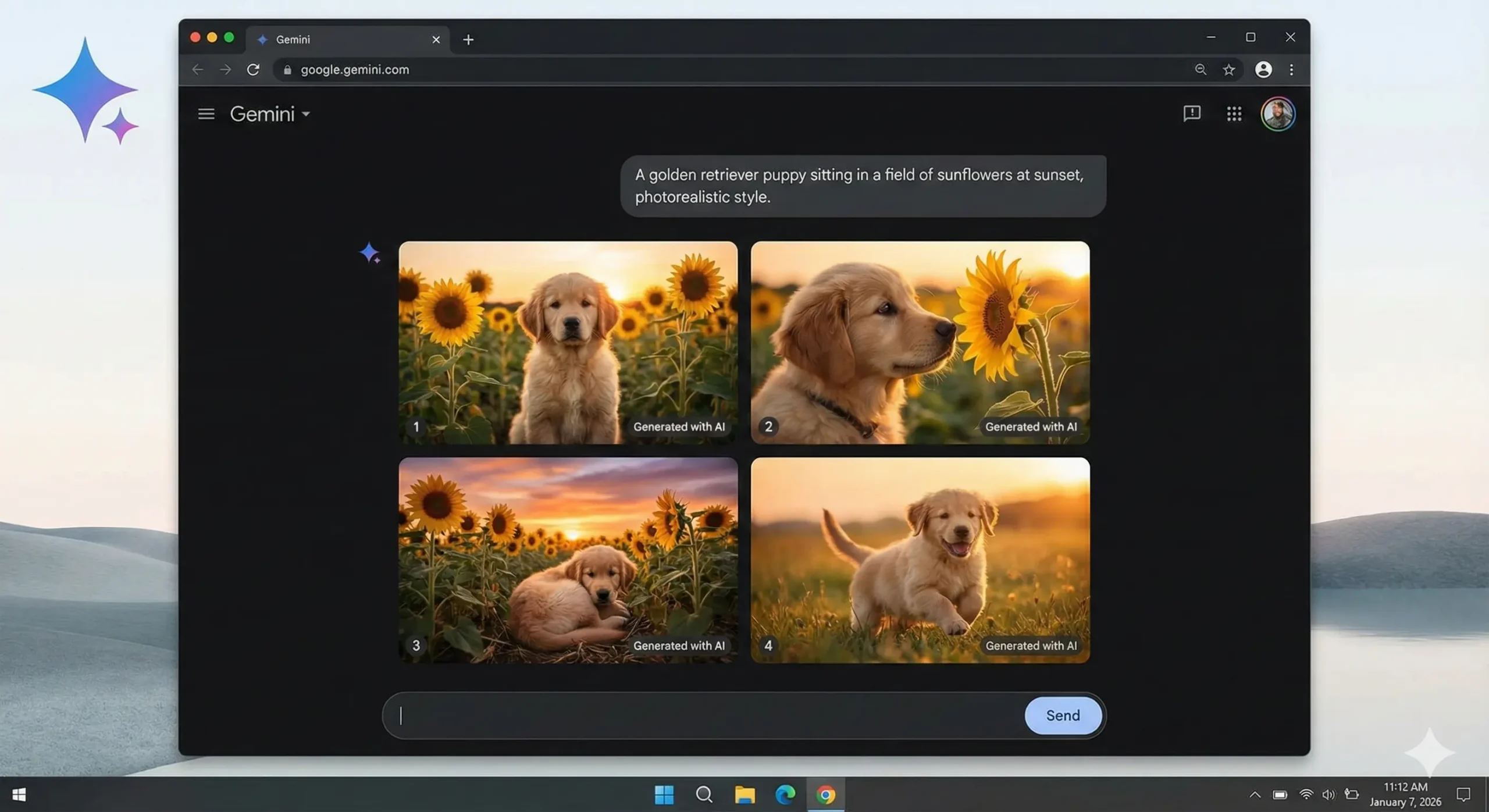 How to Use Google Imagen: The Complete Free Guide & Best Tools (2026) 3 Gemini app interface showing how to use Google Imagen through the chat interface